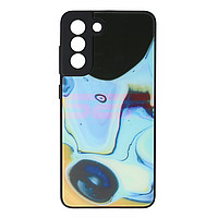 Toc TPU Watercolor Glass Samsung Galaxy S21 FE Ink Blue
