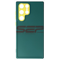 Accesorii GSM - TPU Back Cover: Toc TPU Soft Matte Samsung Galaxy S22 Ultra Midnight Green