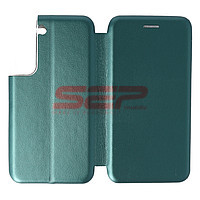 Accesorii GSM - : Toc FlipCover Round Samsung Galaxy S22 Sea Green