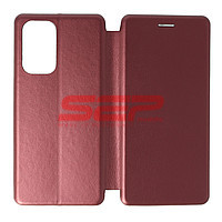 Accesorii GSM - Toc FlipCover Round: Toc FlipCover Round Samsung Galaxy A33 5G Wine