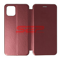 Accesorii GSM - Toc FlipCover Round: Toc FlipCover Round Samsung Galaxy A03 4G Wine