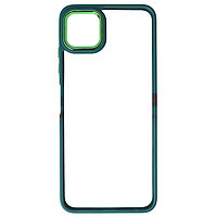 Accesorii GSM - Toc TPU+PC Shell Clear Cover: Toc TPU+PC Shell Clear Cover Samsung Galaxy A22 5G Green