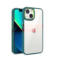 Accesorii GSM - Toc TPU+PC Shell Clear Cover: Toc TPU+PC Shell Clear Cover Apple iPhone 14 Pro Max Green