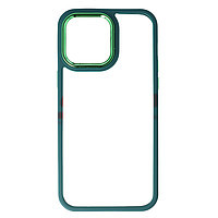 Accesorii GSM - Toc TPU+PC Shell Clear Cover: Toc TPU+PC Shell Clear Cover Apple iPhone 14 Pro Max Green