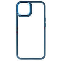 Toc TPU+PC Shell Clear Cover Apple iPhone 14 Blue