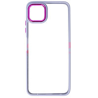Accesorii GSM - Toc TPU+PC Shell Clear Cover: Toc TPU+PC Shell Clear Cover Samsung Galaxy A22 5G Purple