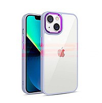 Accesorii GSM - Toc TPU+PC Shell Clear Cover: Toc TPU+PC Shell Clear Cover Apple iPhone 14 Pro Purple
