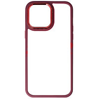 Toc TPU+PC Shell Clear Cover Apple iPhone 14 Pro Max Burgundy
