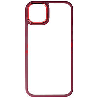 Accesorii GSM - PC Back Cover: Toc TPU+PC Shell Clear Cover Apple iPhone 14 Plus Burgundy