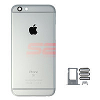 Accesorii GSM - Capac spate telefon mobil: Capac baterie + mijloc + suport sim iPhone 6s BLACK 