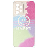 Accesorii GSM - Toc TPU Leather Frosted: Toc TPU Leather Frosted Samsung Galaxy A52 / A52 5G  Happy