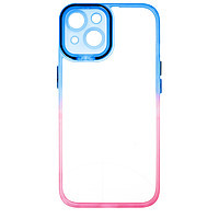 PROMOTIE Accesorii GSM: Toc TPU+PC Gradient Frame Apple iPhone 14 Blue-Pink
