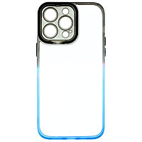 PROMOTIE Accesorii GSM: Toc TPU+PC Gradient Frame Apple iPhone 14 Pro Max Black-Blue