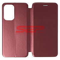 Accesorii GSM - Toc FlipCover Round: Toc FlipCover Round Samsung Galaxy A23 4G Wine