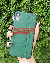 Accesorii GSM - bodhi: Toc TPU Leather bodhi. Samsung Galaxy Note 20 5G Dark Green