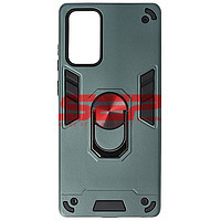 Accesorii GSM - : Toc TPU+PC Armor Ring Case Samsung Galaxy Note 20 5G Midnight Green