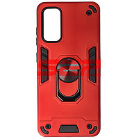 Accesorii GSM - Toc TPU+PC Armor Ring Case: Toc TPU+PC Armor Ring Case Samsung Galaxy Note 20 5G  Red