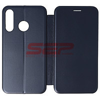 Accesorii GSM - Toc FlipCover Round: Toc FlipCover Round Huawei  P30 Lite Midnight Blue