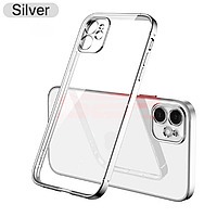 PROMOTIE Accesorii GSM: Toc TPU Plating Frame Apple iPhone 14 Pro Silver