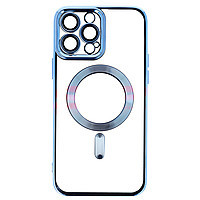 Accesorii GSM - Toc TPU Plating Frame Magnetic Magsafe: Toc TPU Plating Frame Magnetic Magsafe Apple iPhone 13 Pro Max Sierra Blue