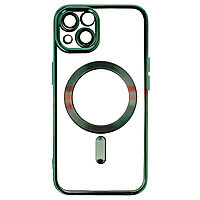 Accesorii GSM - Toc TPU Plating Frame Magnetic Magsafe: Toc TPU Plating Frame Magnetic Magsafe Apple iPhone 13 Green