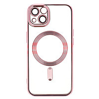 Accesorii GSM - Toc TPU Plating Frame Magnetic Magsafe: Toc TPU Plating Frame Magnetic Magsafe Apple iPhone 13 Pink