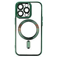 Accesorii GSM - Toc TPU Plating Frame Magnetic Magsafe: Toc TPU Plating Frame Magnetic Magsafe Apple iPhone 13 Pro Green