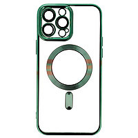 Accesorii GSM - Toc TPU Plating Frame Magnetic Magsafe: Toc TPU Plating Frame Magnetic Magsafe Apple iPhone 13 Pro Max Green