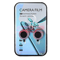 Protectie sticla camera foto Diamonds Metal Apple iPhone 14 Purple