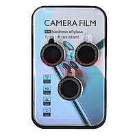 Accesorii GSM - Protectie sticla camera foto: Protectie sticla camera foto Diamonds Metal Apple iPhone 14 Pro Black