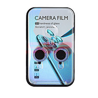 Protectie sticla camera foto Diamonds Metal Apple iPhone 14 Plus Sierra Blue