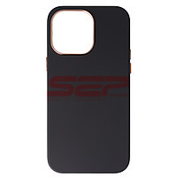 Accesorii GSM - Toc silicon Liquid Cover: Toc silicon Liquid Cover Apple iPhone 14 Pro Max Black
