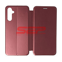 Accesorii GSM - Toc FlipCover Round: Toc FlipCover Round Samsung Galaxy A14 5G Wine