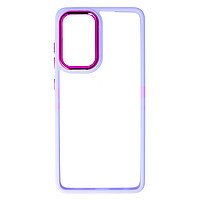 Accesorii GSM - Toc TPU+PC Shell Clear Cover: Toc TPU+PC Shell Clear Cover Samsung Galaxy A52s 5G Purple
