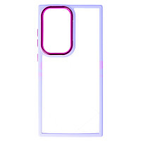 Accesorii GSM - : Toc TPU+PC Shell Clear Cover Samsung Galaxy S23 Ultra Purple