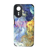 Accesorii GSM - Leather Back Cover: Toc TPU Leather Frosted Oppo A17 4G Art