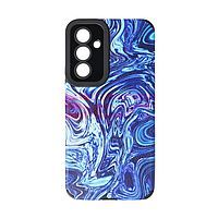 Toc TPU Leather Frosted Samsung Galaxy A54 5G Blue Waves