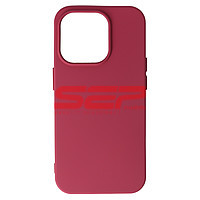 Accesorii GSM - Toc silicon High Copy: Toc silicon High Copy Apple iPhone 15 Pro Burgundy