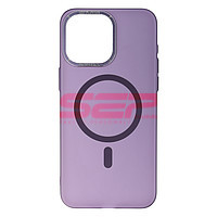 Accesorii GSM - PC Back Cover: Toc PC MetalRing Magsafe Apple iPhone 15 Pro Max Deep Purple