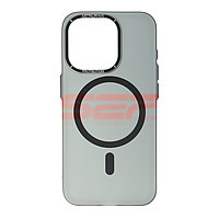 Accesorii GSM - PC Back Cover: Toc PC MetalRing Magsafe Apple iPhone 15 Pro Graphite