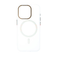 Accesorii GSM - PC Back Cover: Toc PC MetalRing Magsafe Apple iPhone 15 Pro Clear