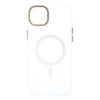Accesorii GSM - PC Back Cover: Toc PC MetalRing Magsafe Apple iPhone 15 Plus Clear