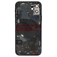 Accesorii GSM - Carcasa AAA: Carcasa completa + uper flex iPhone 12 BLACK