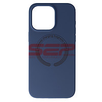 Accesorii GSM - Toc silicon Mag Cover: Toc silicon Mag Cover Apple iPhone 15 Pro Max Blue Titanium