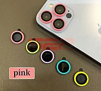 Accesorii GSM - Protectie camera foto Ceramic: Protectie sticla camera foto Ceramic Apple iPhone 15 Pink