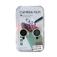 Accesorii GSM - Protectie camera foto Ceramic: Protectie sticla camera foto Ceramic Apple iPhone 15 Plus Green