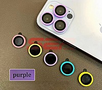 Accesorii GSM - Protectie camera foto Ceramic: Protectie sticla camera foto Ceramic Apple iPhone 15 Plus Purple