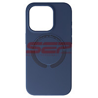 Accesorii GSM - Toc silicon Mag Cover: Toc silicon Mag Cover Apple iPhone 15 Pro Blue Titanium