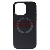Accesorii GSM - Toc silicon Mag Cover: Toc silicon Mag Cover Apple iPhone 15 Pro Max Black