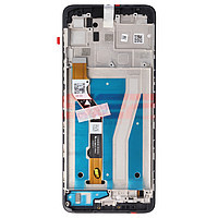 Accesorii GSM - Ansamblu LCD: LCD+Touchscreen cu Rama MOTOROLA Moto G60 BLACK Original Service Pack